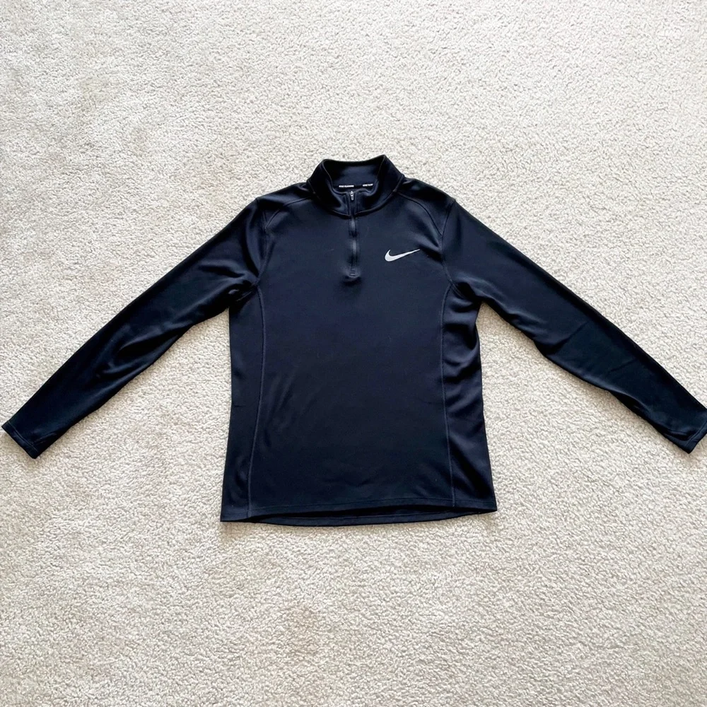 Men’s Nike Running Quarter Zip Up - Picture 2 of 2